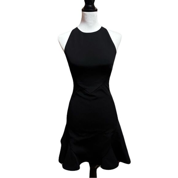 Cushnie et Ochs Fitted Black Mini Dress | Sz. 2 | EUC - Picture 1 of 9